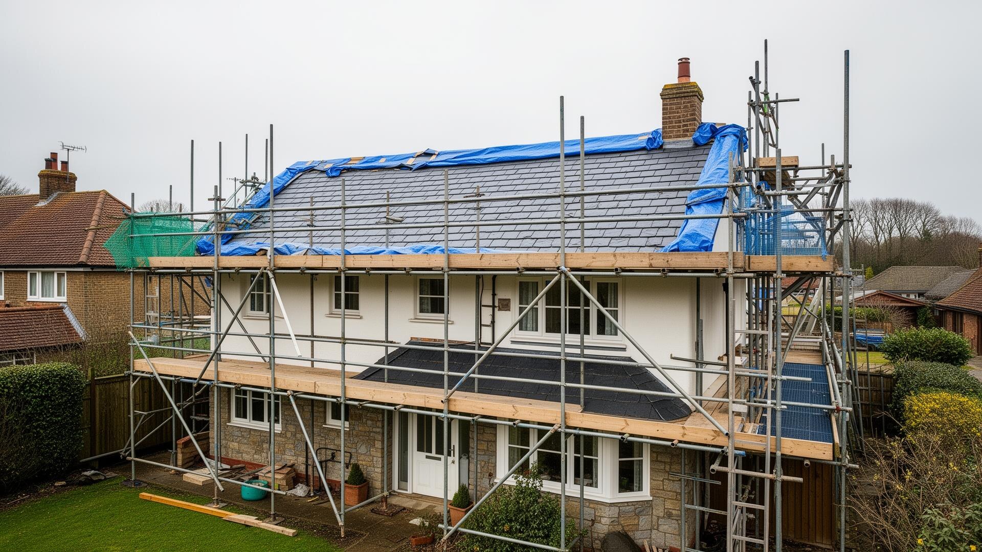 Capital Home Improvements Ltd carrying out roof work in London